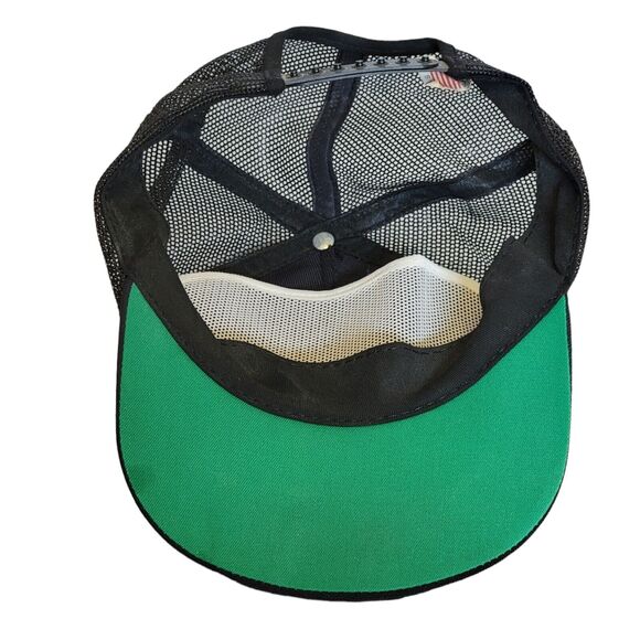 VTG 80s USS Yorktown CV-10 Hat US Navy Blue Gold Leaf Snapback Aircraft Carrier - Picture 9 of 11